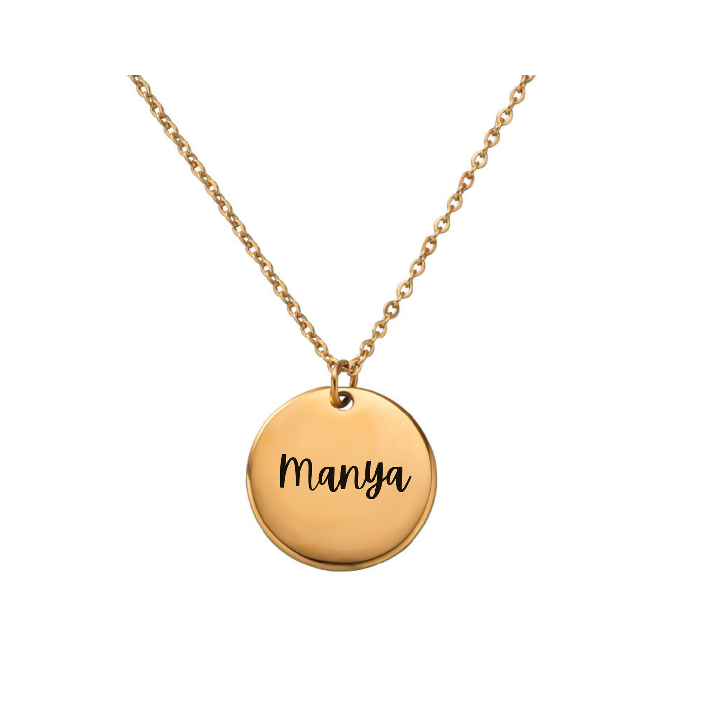 Round Pendant Necklace
