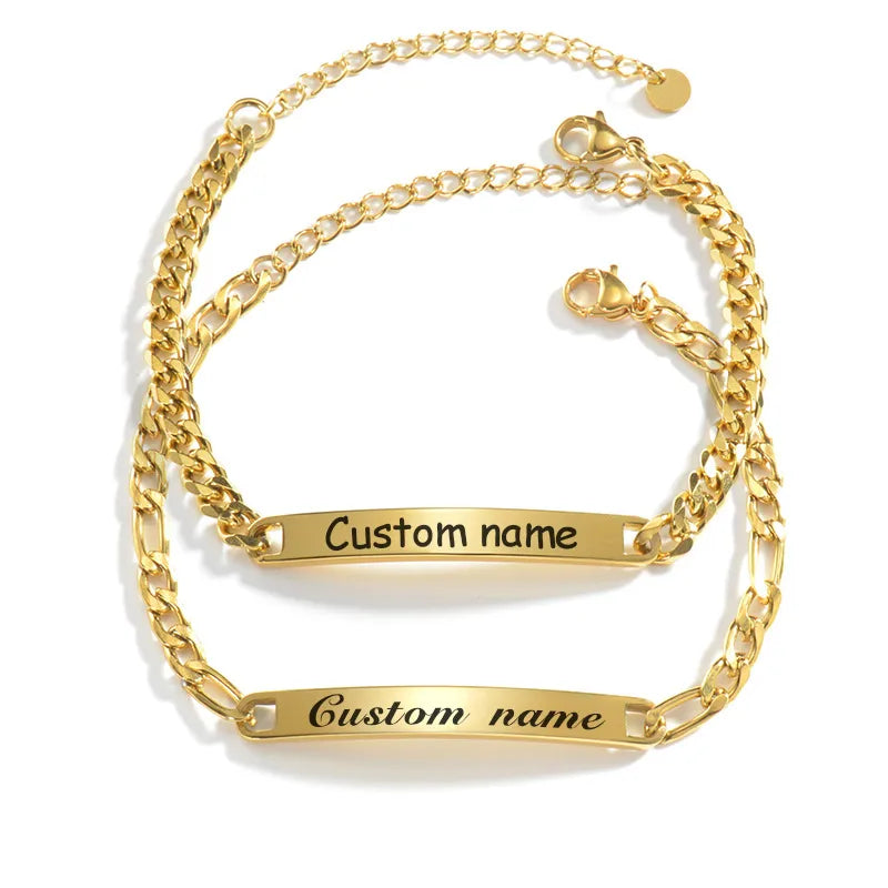 Personalised Women's Chain Bracelet