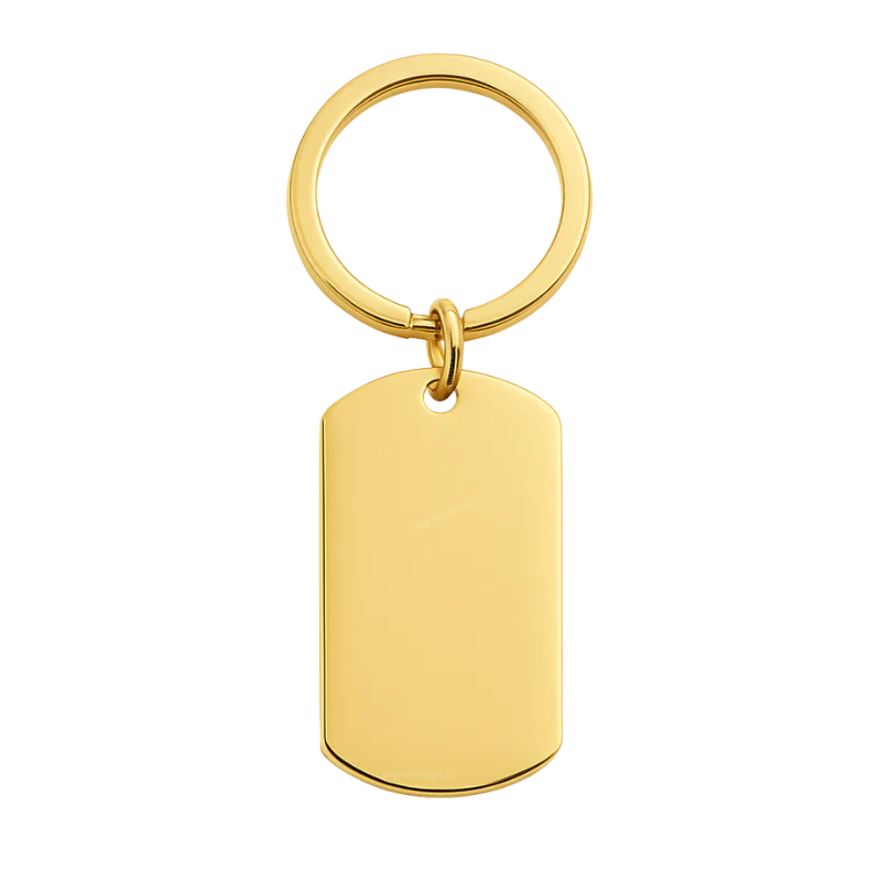 Dog Tag Keychain