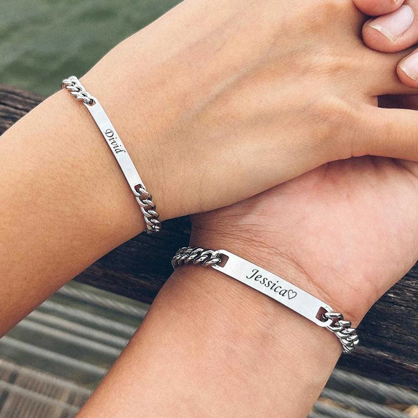 Personalised Women's Chain Bracelet