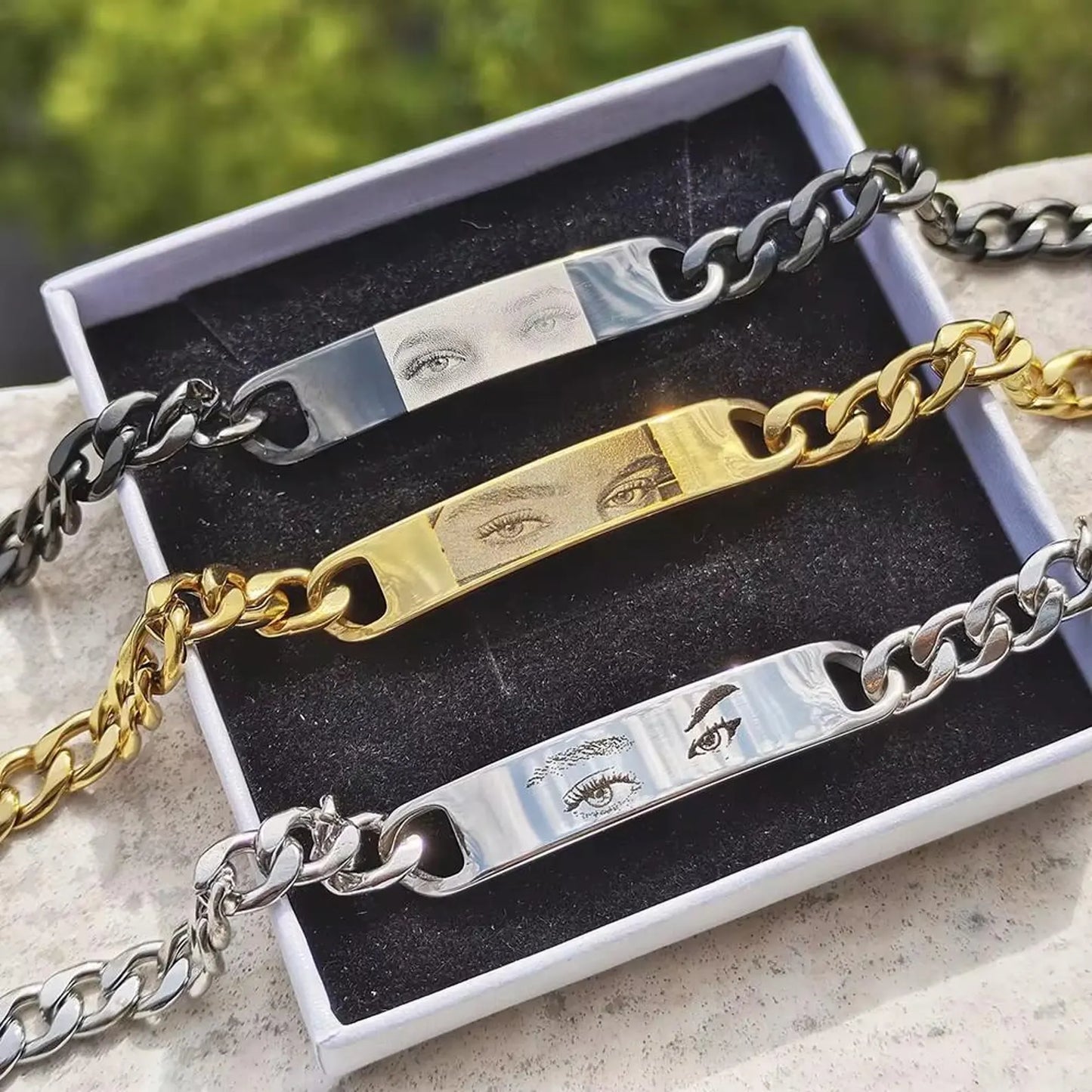 Personalised Men's Chain Bracelet
