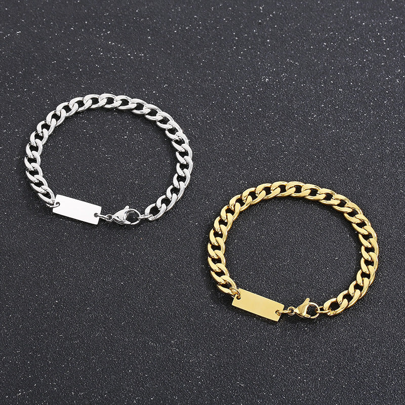 Titan Curb Men's Bracelet