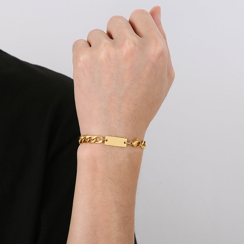 Titan Curb Men's Bracelet