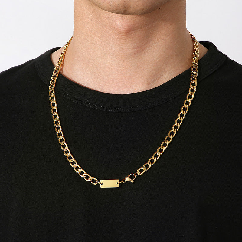 Titan Curb Men's Necklace