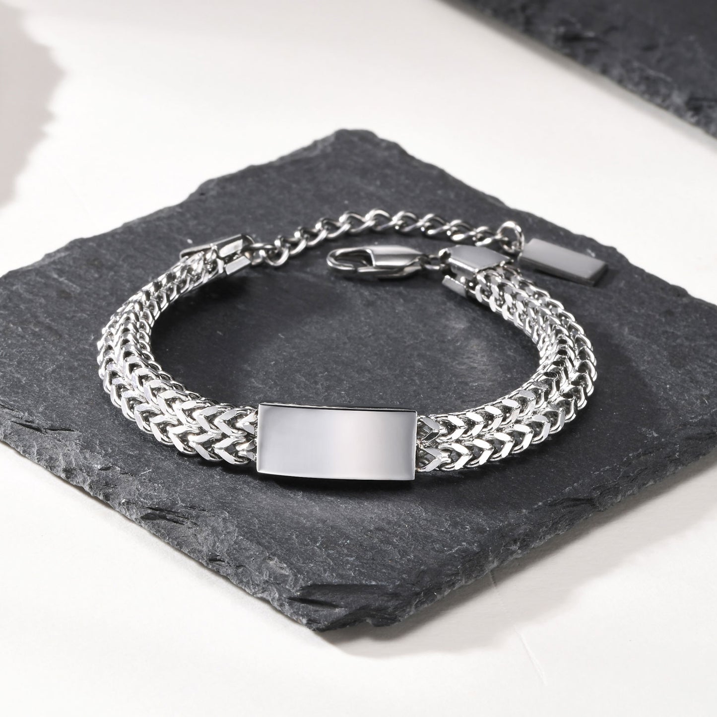 Vertex Braided Chain Men's Bracelet