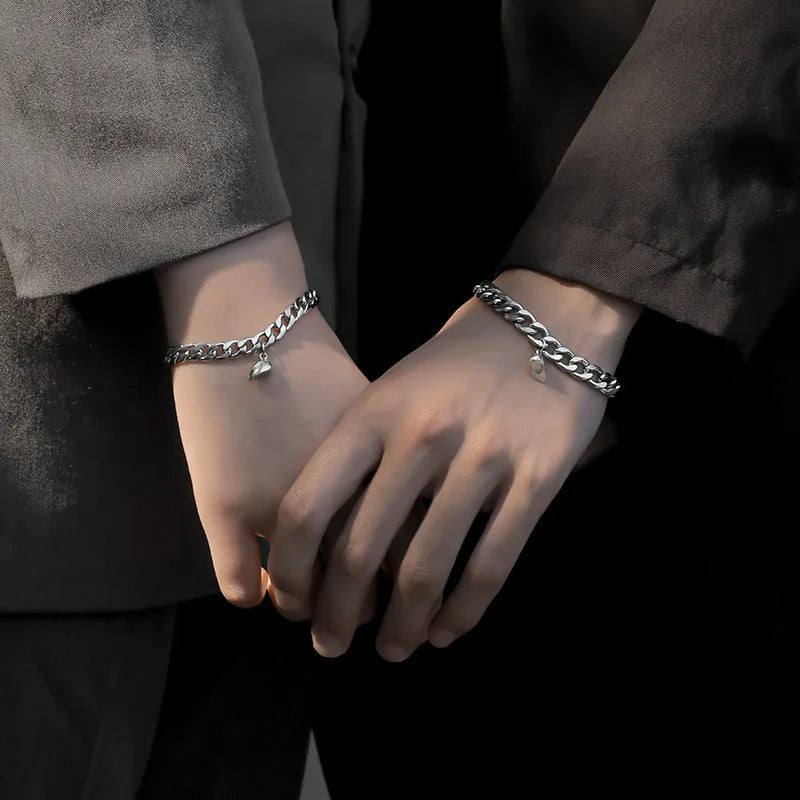 Magnetic Heart Bond Bracelet (PAIR)