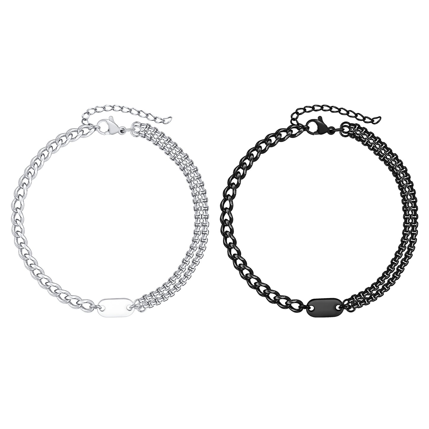 Vertex Dual Chain Bracelet