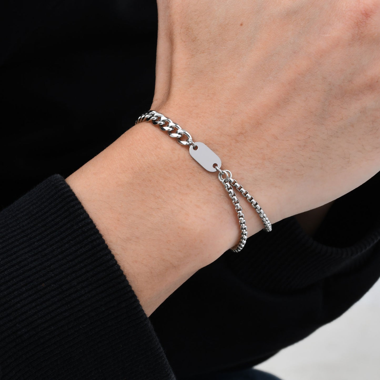 Vertex Dual Chain Bracelet