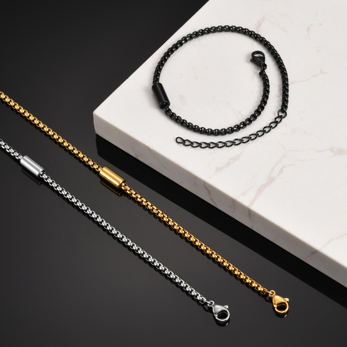 Axis Capsule Chain Bracelet