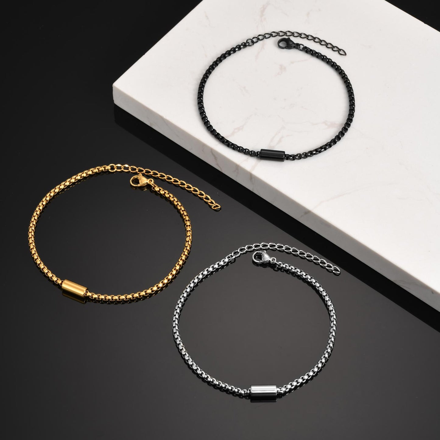 Axis Capsule Chain Bracelet