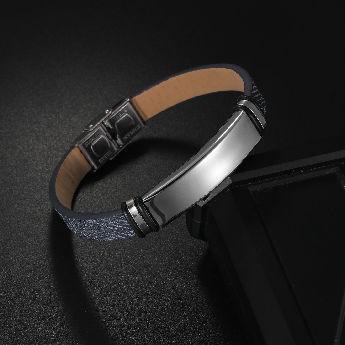 Vegan Leather Strap Bracelet