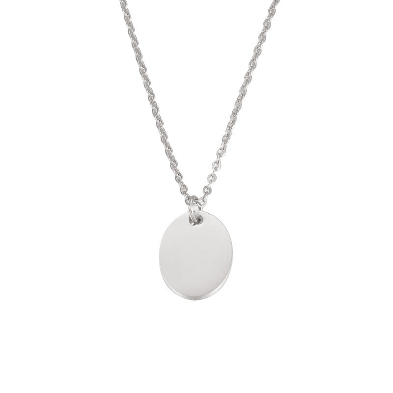 Oval Pendant Necklace