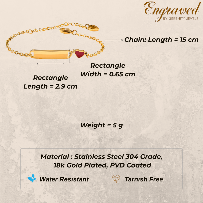 Heart Bound Link Bracelet