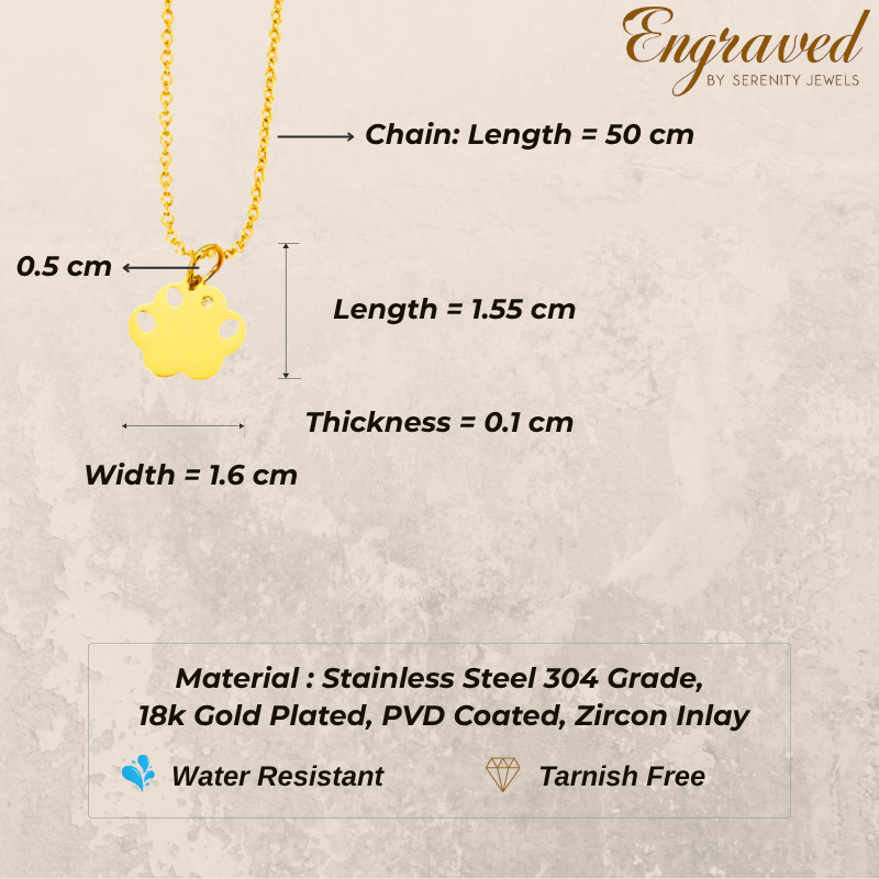 Small PawPromise Pendant Necklace