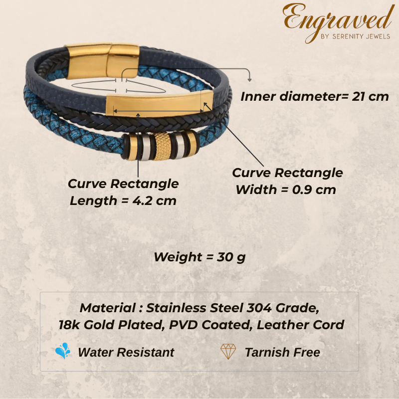 Royal Wave Men's Bracelet