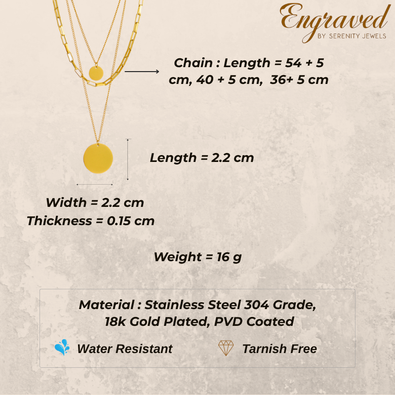 Luna Layered Coin Necklace