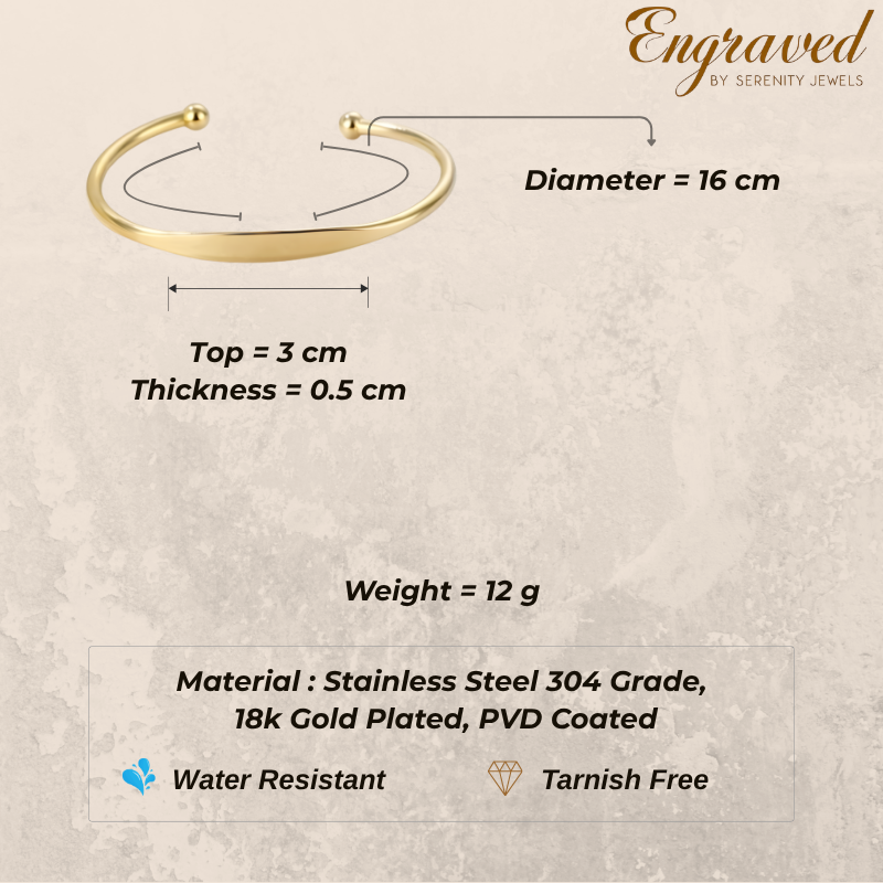 Lyra Open Bangle