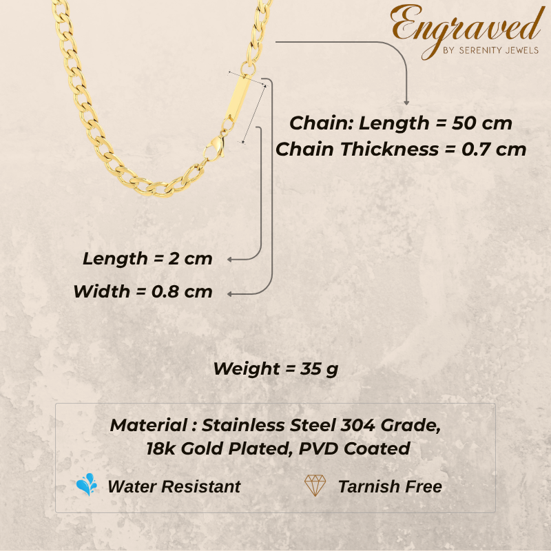 Titan Curb Men's Necklace