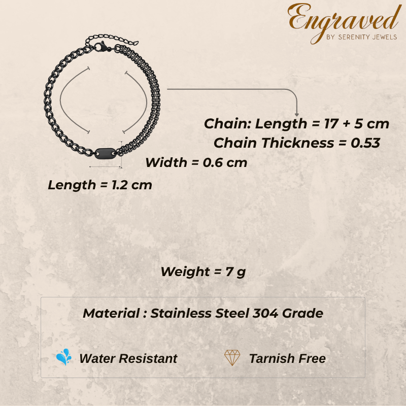 Vertex Dual Chain Bracelet