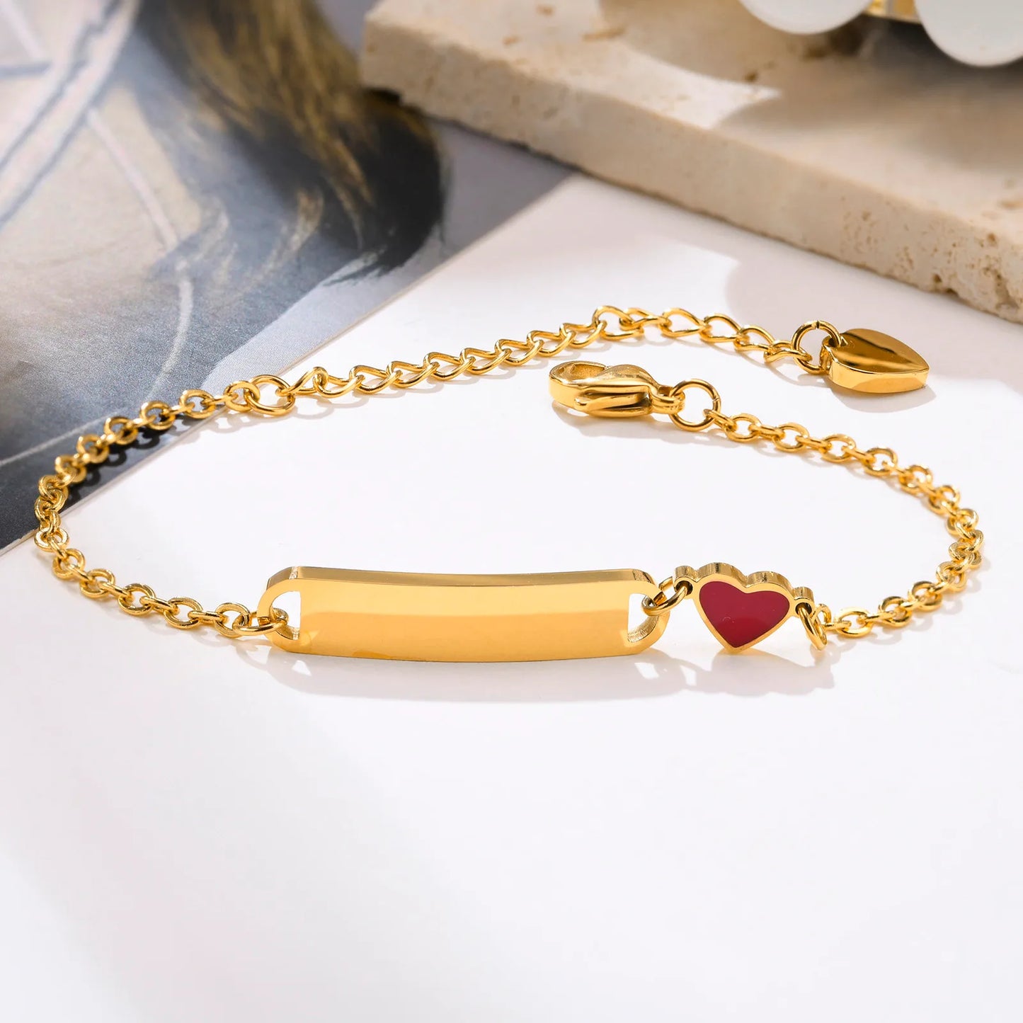 Heart Bound Link Bracelet