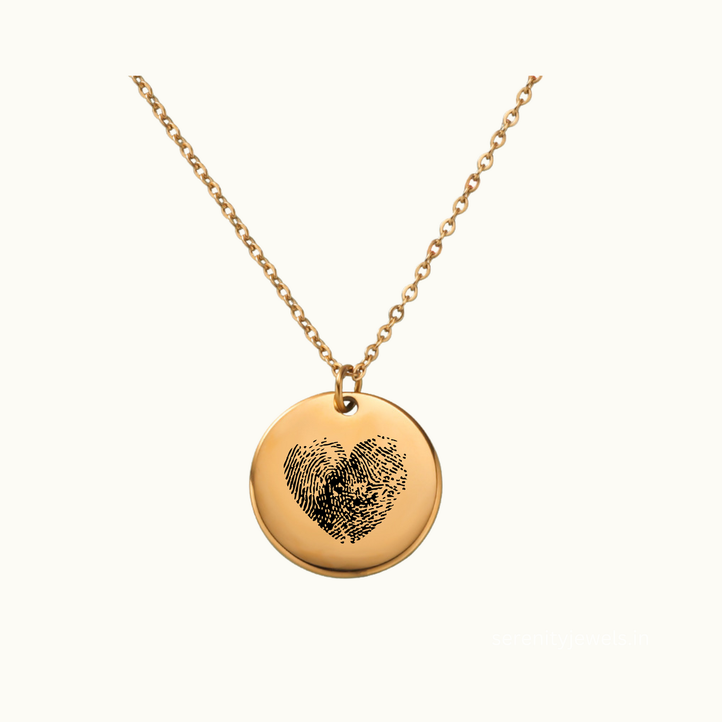 Round Pendant Necklace