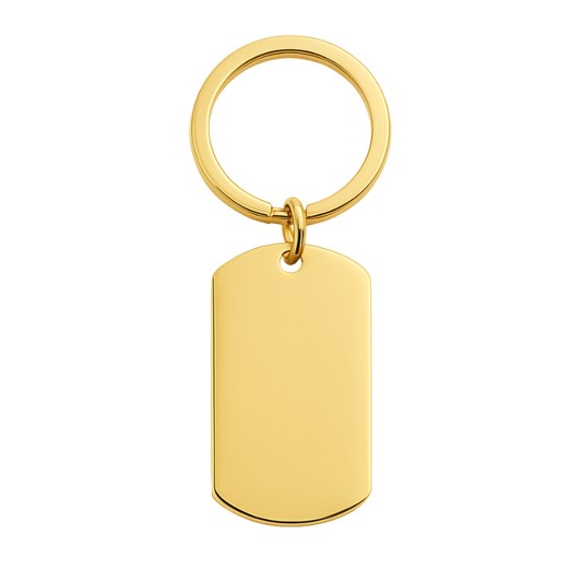 Dog Tag Keychain