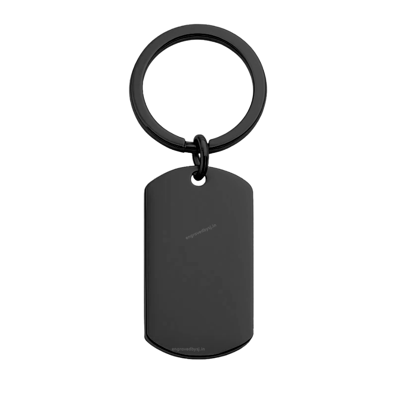 Dog Tag Keychain