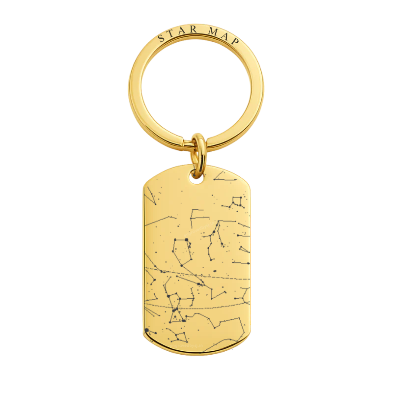 Dog Tag Keychain