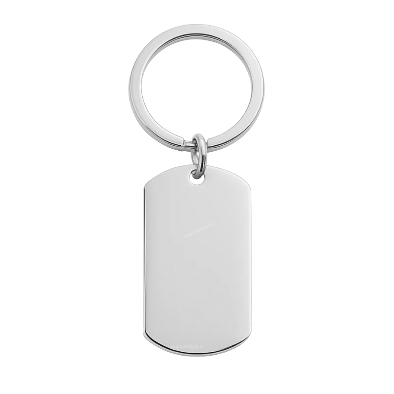 Dog Tag Keychain