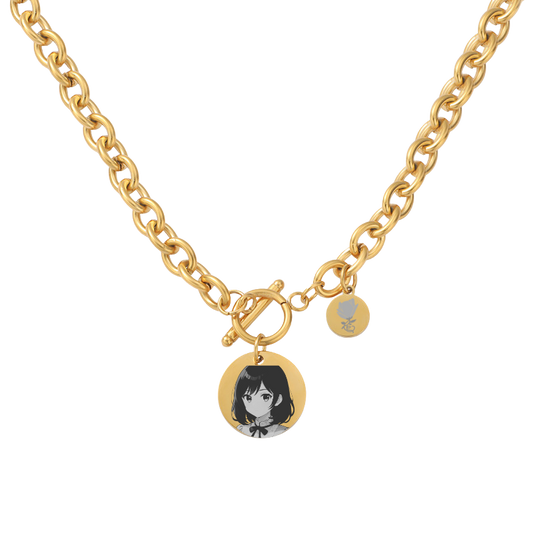 Dual Disk Interlock Necklace