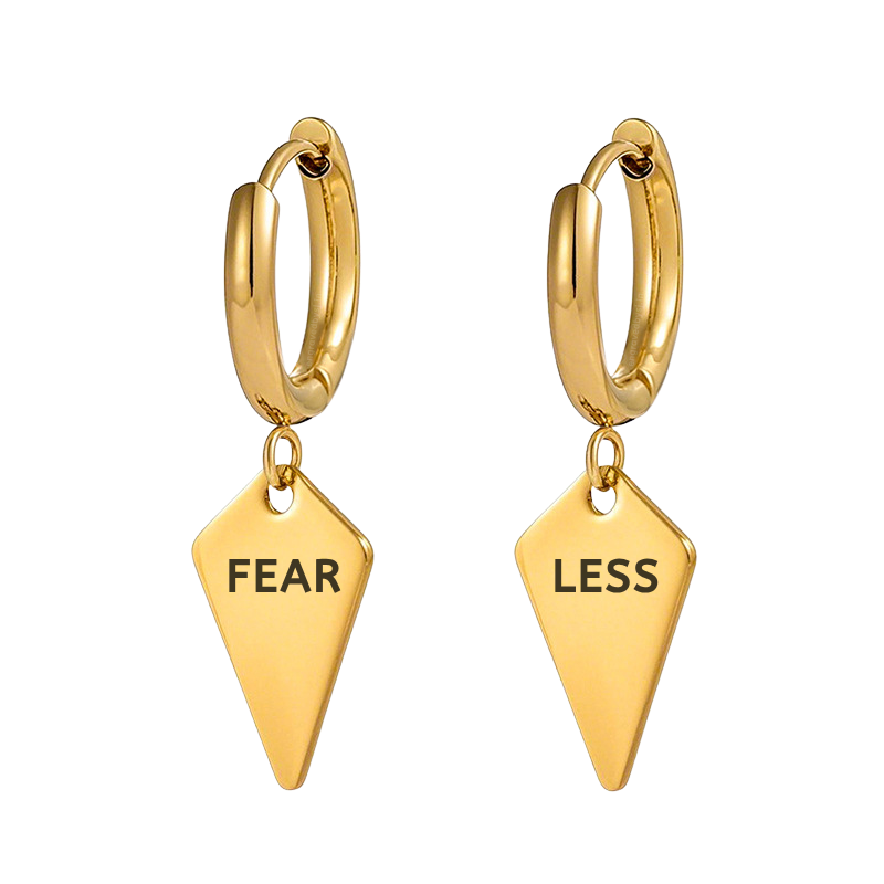 Eva Geo Hoops Earrings (PAIR)