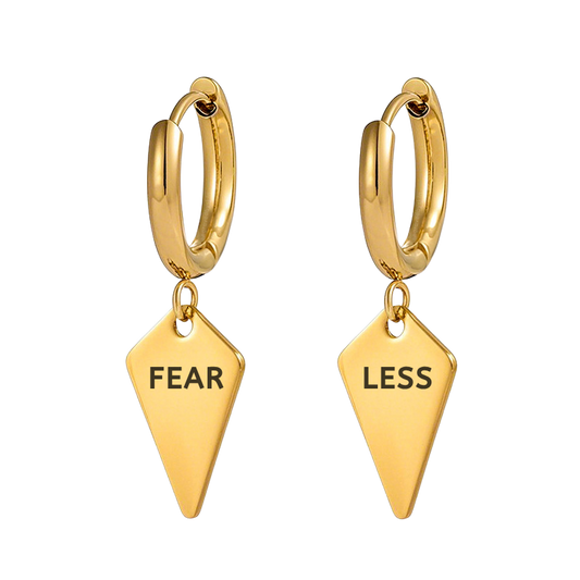 Eva Geo Hoops Earrings (PAIR)