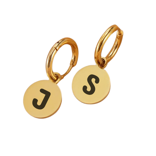 Eva Round Hoops Earrings (PAIR)