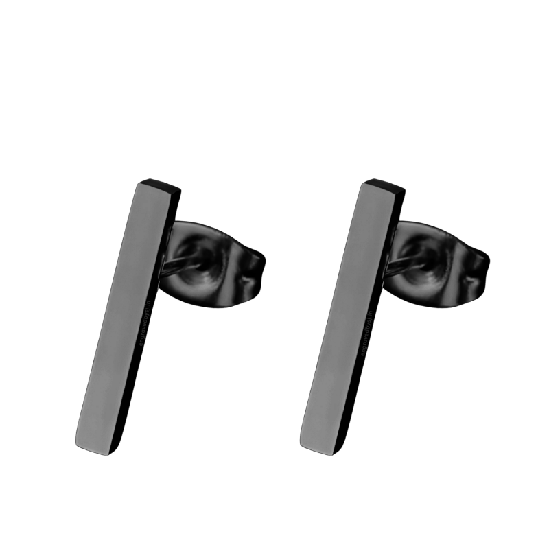 Eva Small Bar Stud Earrings (PAIR)