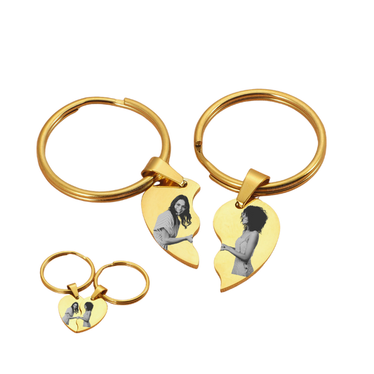 Half Heart Keychain (PAIR)
