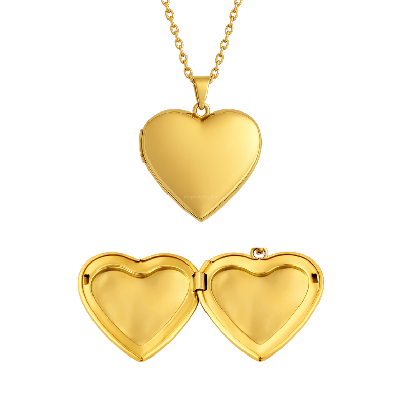 Heart Locket Pendant Necklace