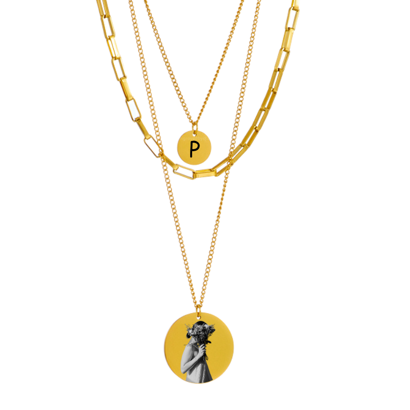 Luna Layered Coin Necklace