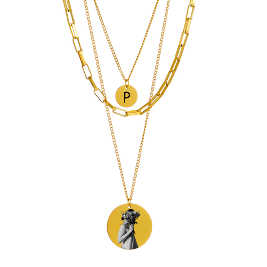 Luna Layered Coin Necklace