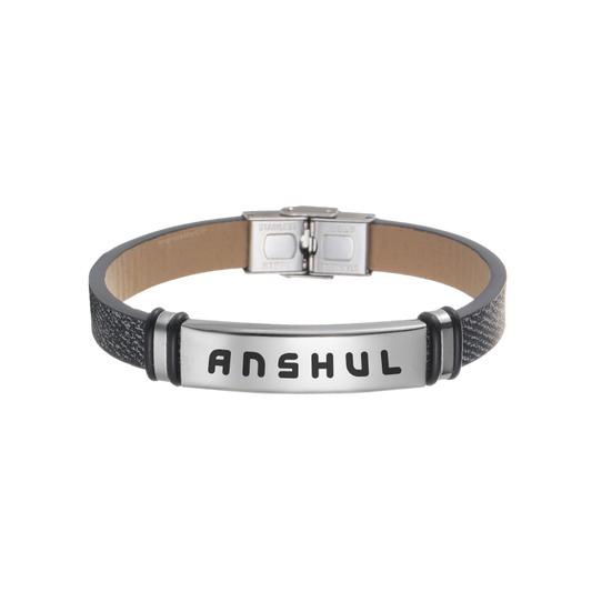 Vegan Leather Strap Bracelet