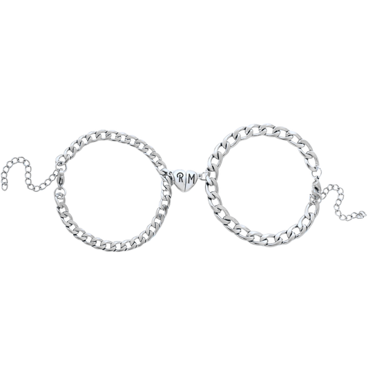 Magnetic Heart Bond Bracelet (PAIR)
