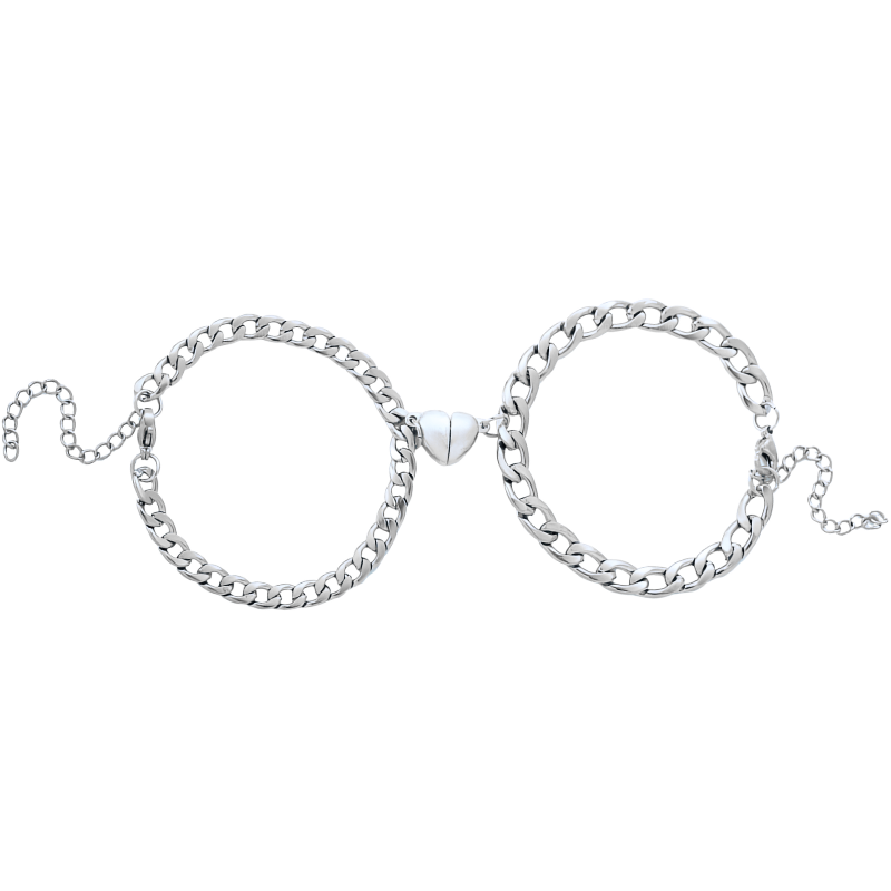 Magnetic Heart Bond Bracelet (PAIR)