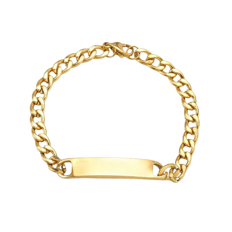 Personalised Women's Chain Bracelet