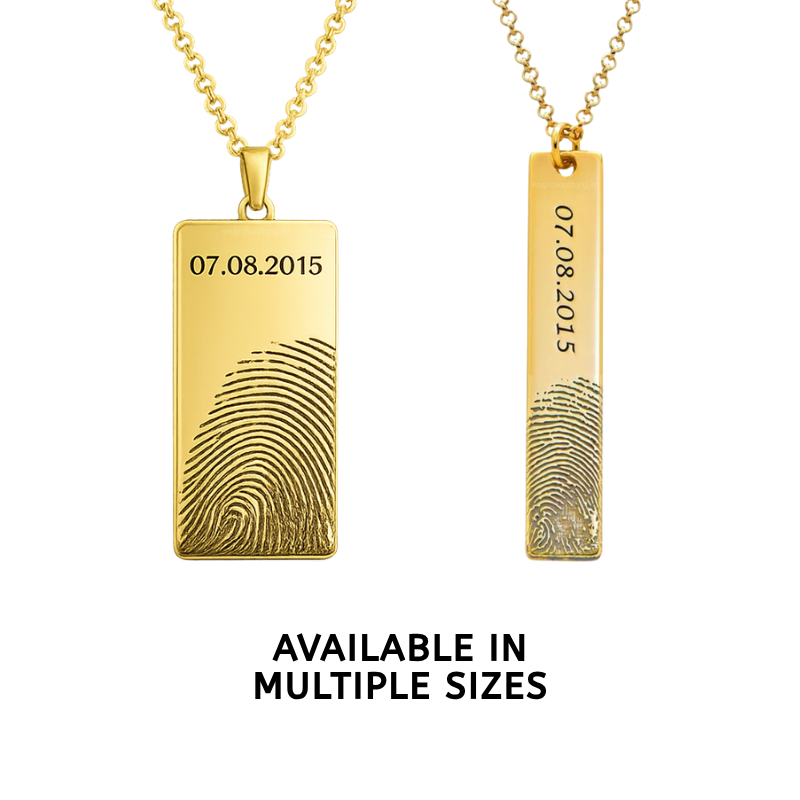 Rectangle Pendant Necklace
