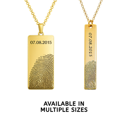 Rectangle Pendant Necklace
