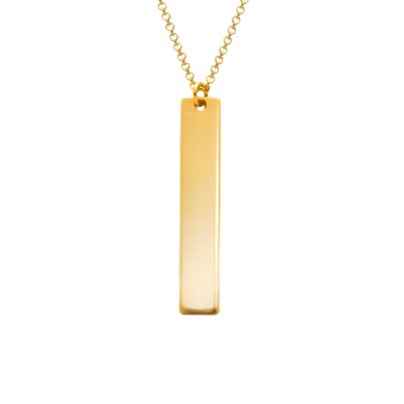 Rectangle Pendant Necklace