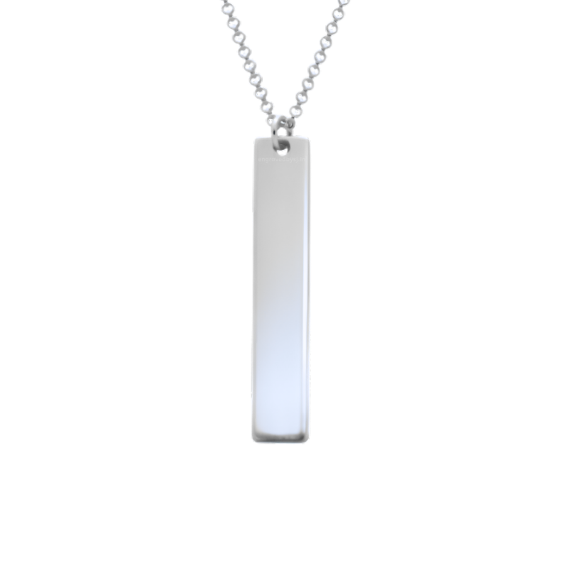 Rectangle Pendant Necklace