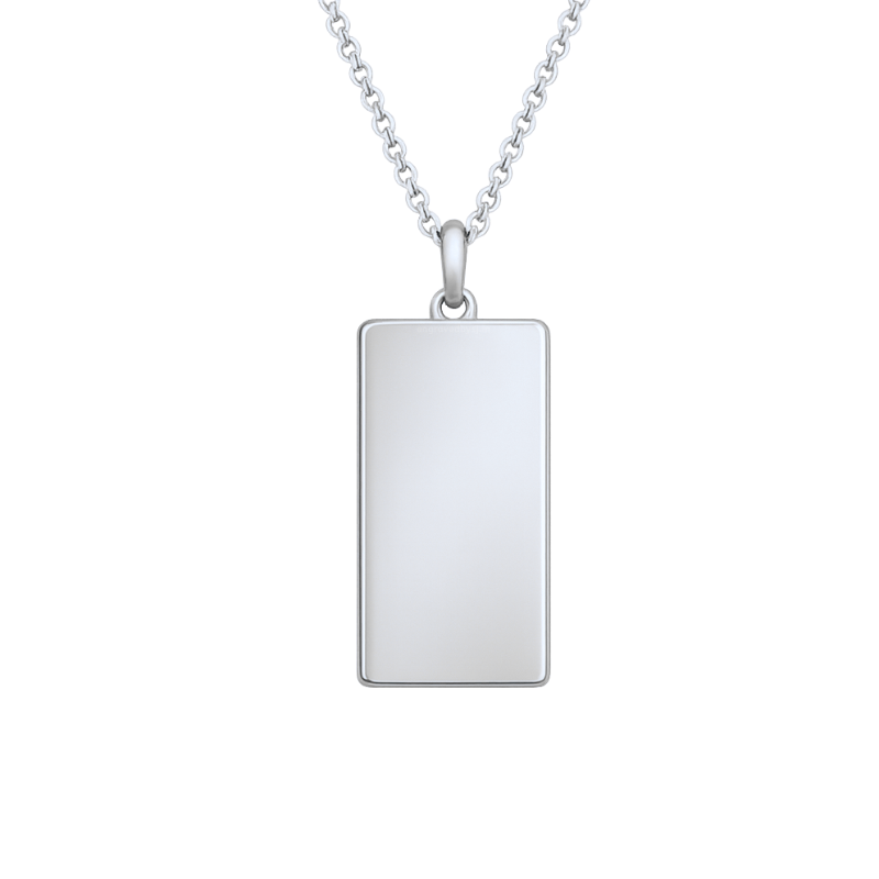 Rectangle Pendant Necklace