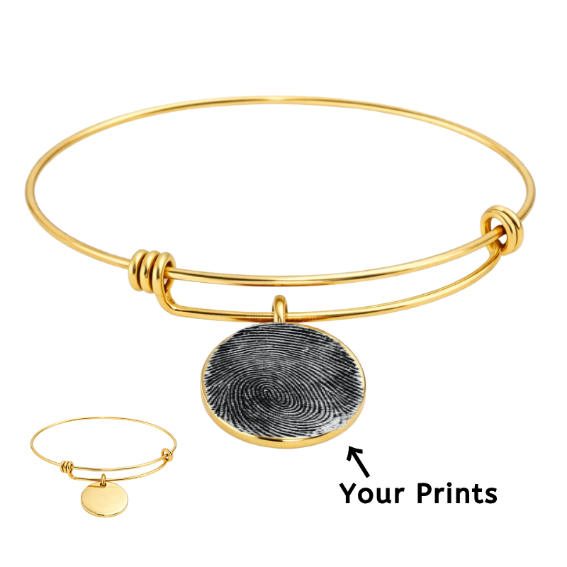 Round Charm Bangle