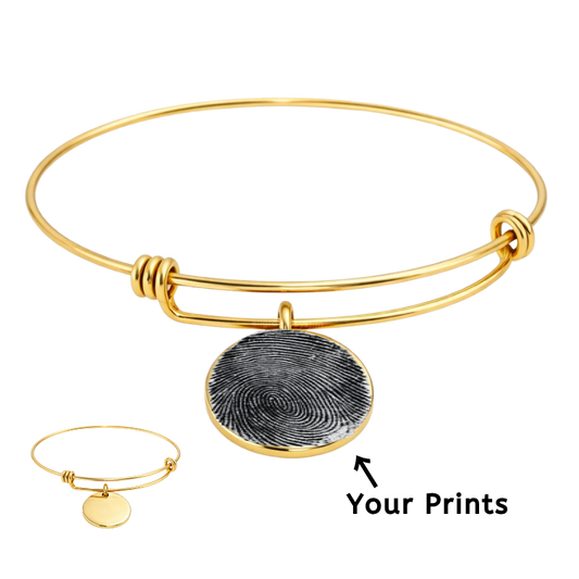 Round Charm Bangle