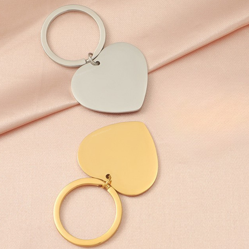 Simple Heart Keychain